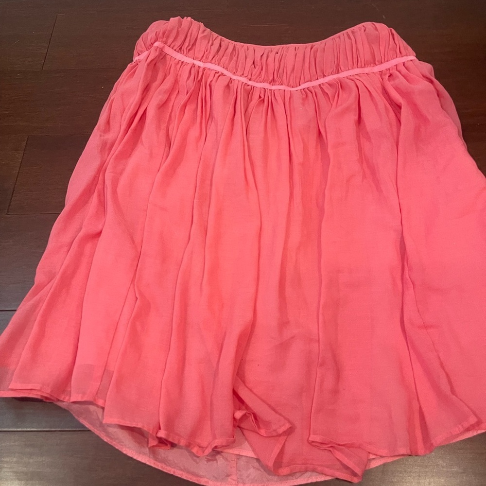 guc banana republic Pink pleated Skirt 0